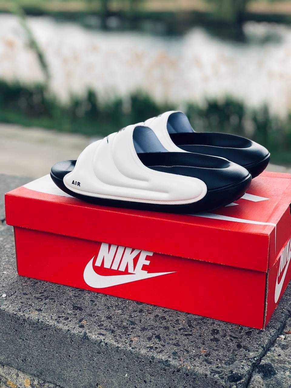 New! Тапочки Nike мужские black\white. Летнее предложение! Распродажа!