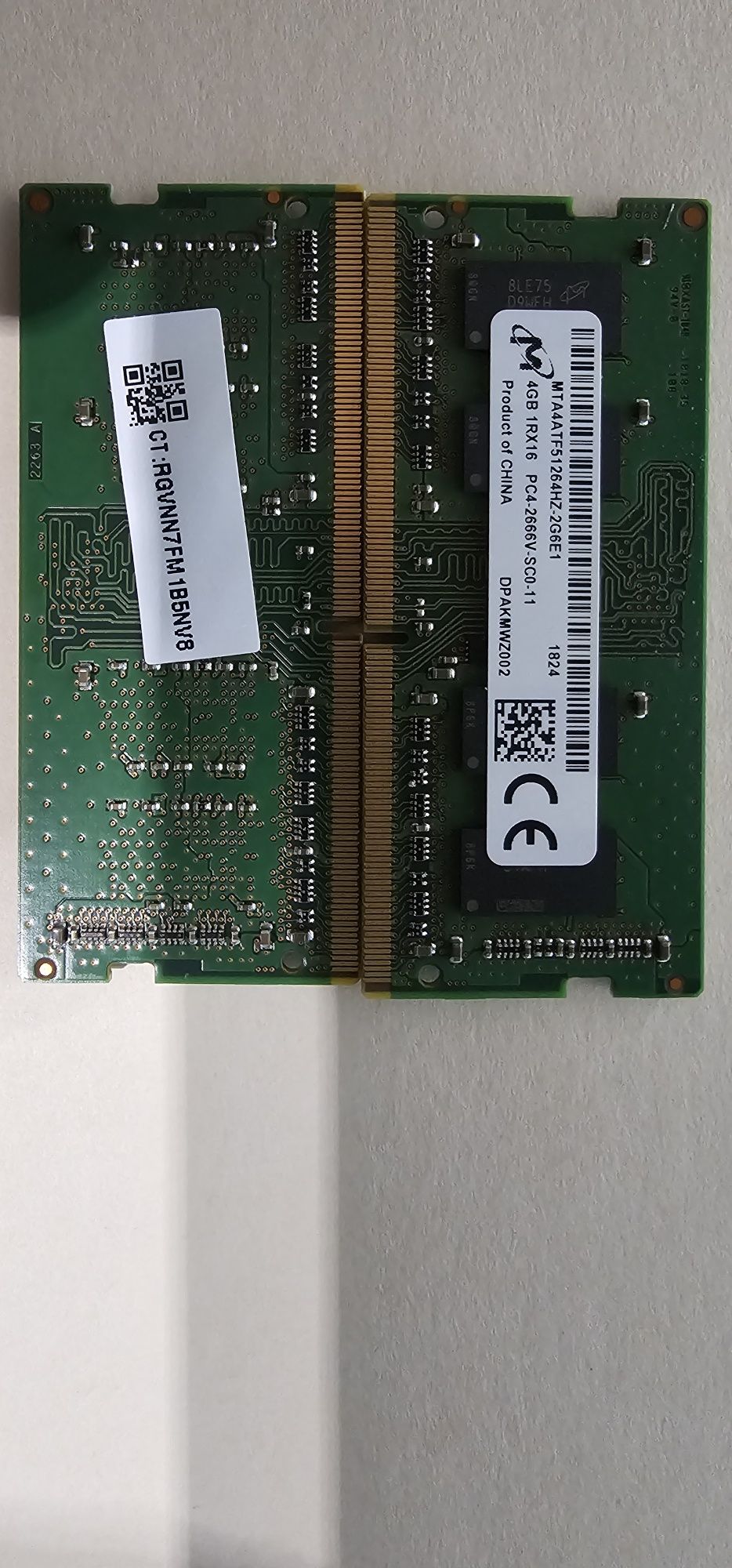 8GB DDR4-2666 / PC4-21300 SDRAM SO-DIMM