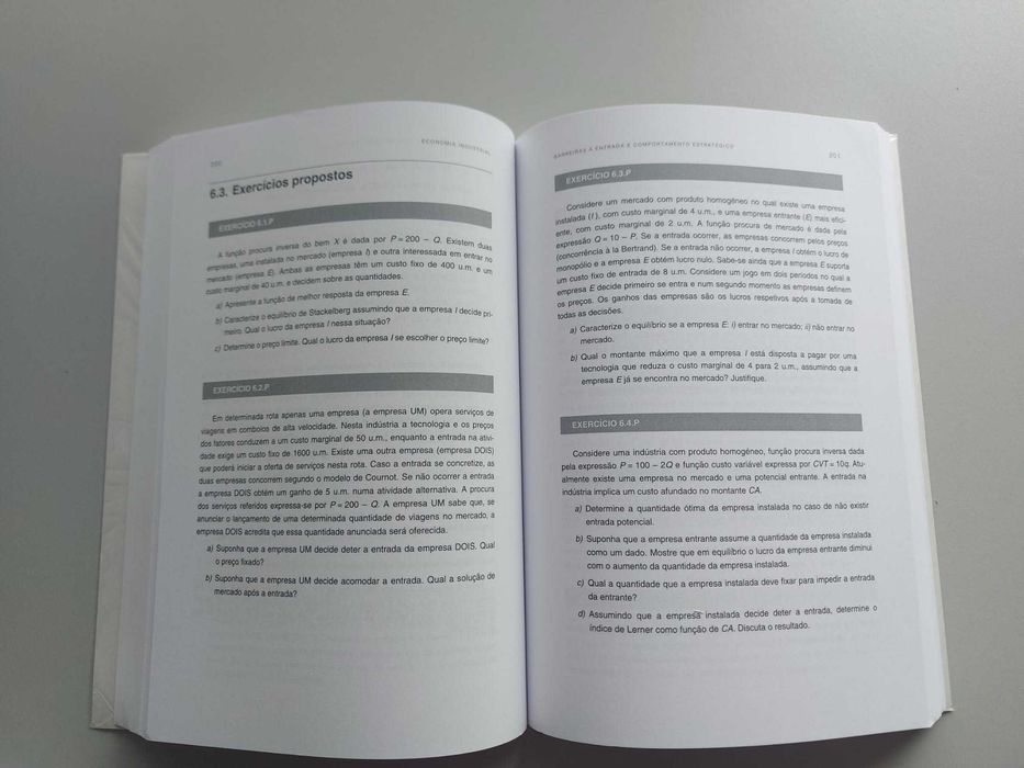 Economia Industrial - Teoria e Exercícios Práticos