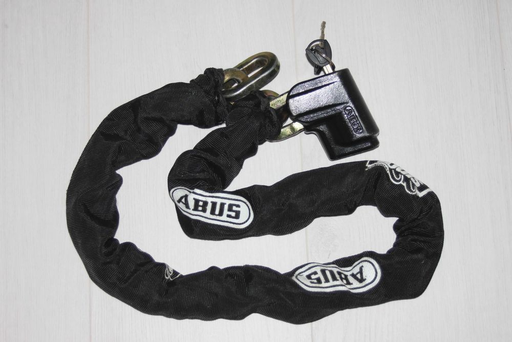 ABUS LOUIS zamknięcie motocyklowe / zapięcie / łańcuch 120cm / 4kg