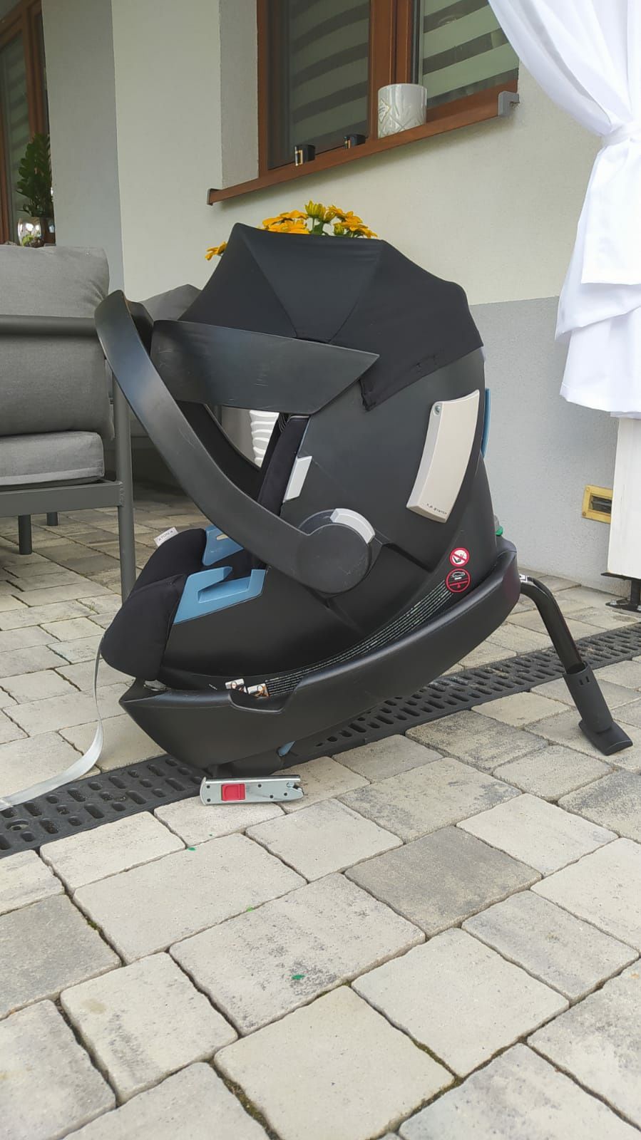 Super fotelik Cybex wraz z bazą izofix