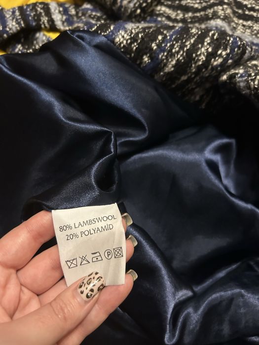 Стильне пальто вовна ягня 50 розмір