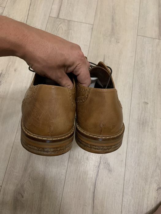 Шикарні чоловічі броги 29 см, туфлі стан суперовий