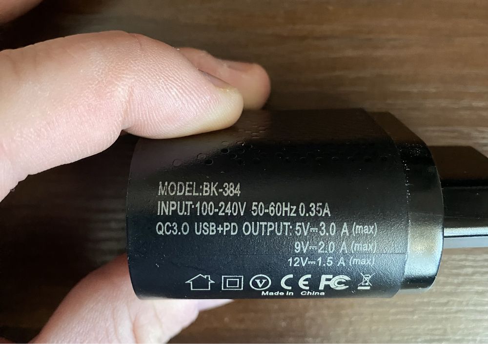 Kostka USB A USB C ładowarka PD QC 3.0