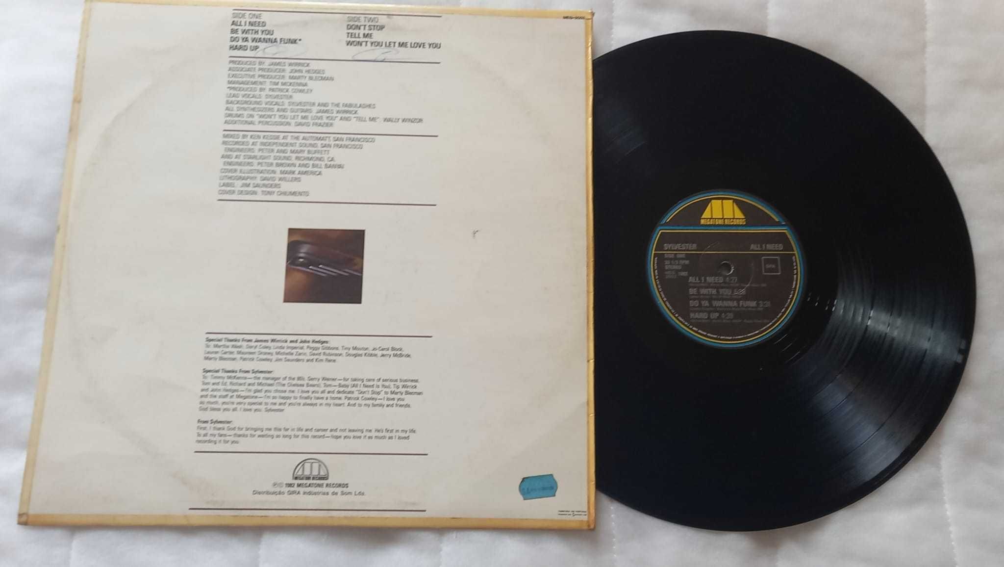Sylvester ‎– All I Need LP 1982 Disco