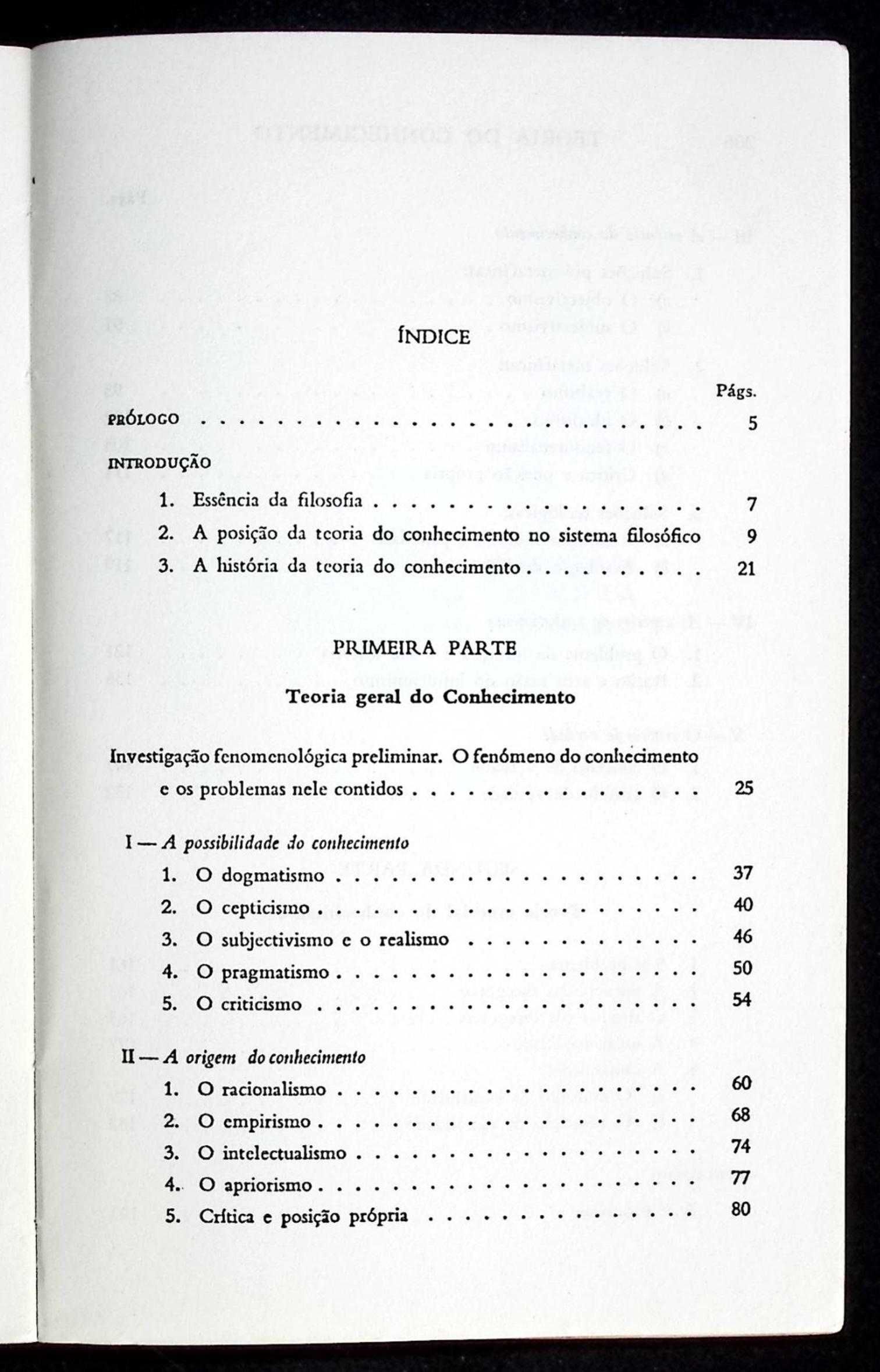 Teoria do Conhecimento