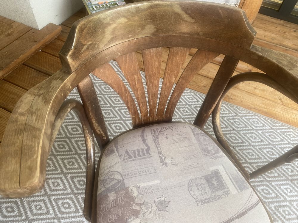 Krzesło gięte Thonet, do renowacji, 2 sztuki