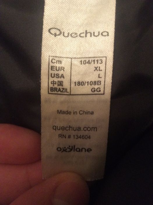 Kurtka Zimowa marki Quechua, rozm: XL