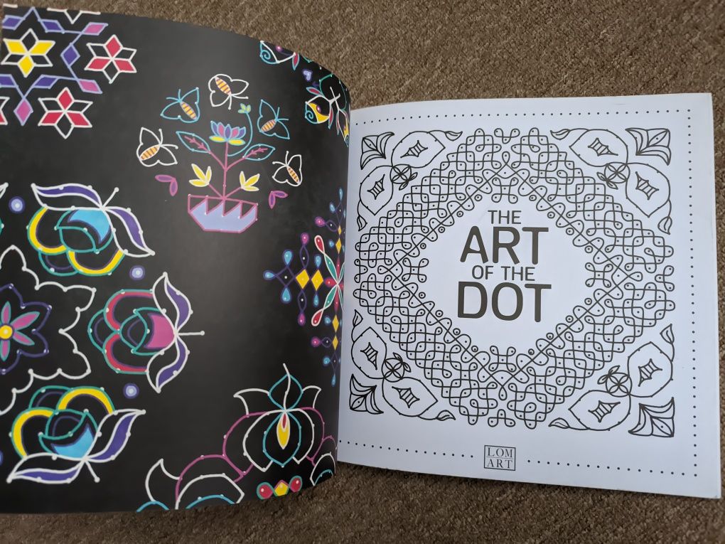 Раскраска Рисунки по точкам Узоры по точкам The Art of the Dot
