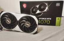 MSI RTX 4070 12 GB pół roku użytkowania
