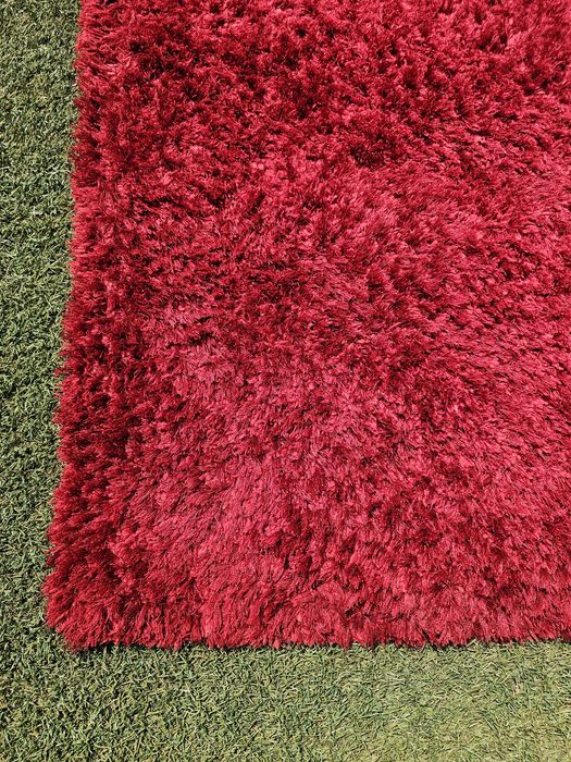 Tapete sala vermelho luca 1,70m por 120m