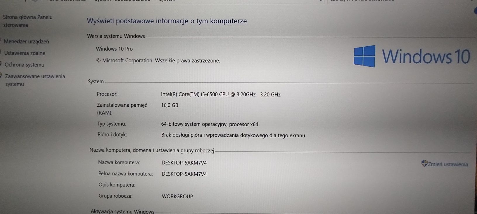 Komputer i5 16GB GTX1060 + Monitor !