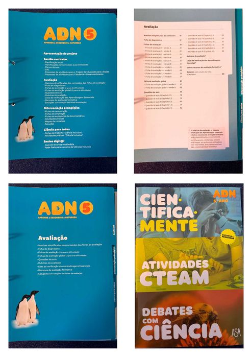 ADN 5.º Ano ASA Editora Dossier de Professor NOVO