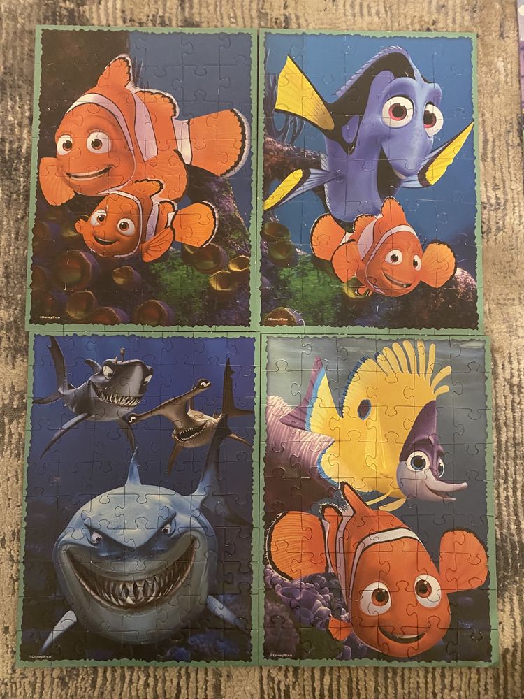 Puzzle „Gdzie jest Nemo” 4 w 1