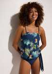 B.P.C top tankini z odpinanymi ramiączkami we wzory r.42