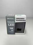 Oprawa schodowa LED Q12 230V 1W 4000K IP20 – czarna 2 szt.