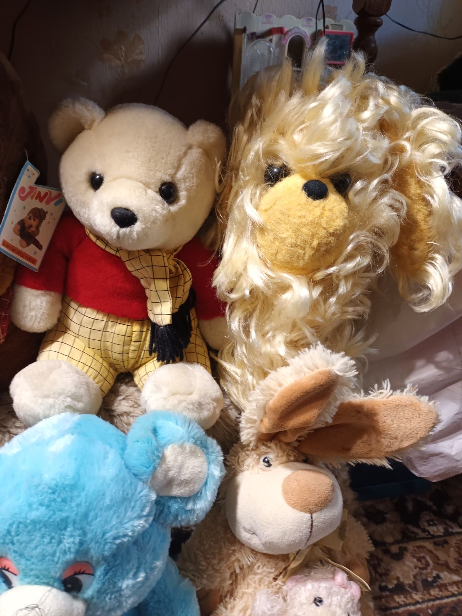 Мягкая игрушка Собака, заяц, медведь,мышонок,вторая в подарок