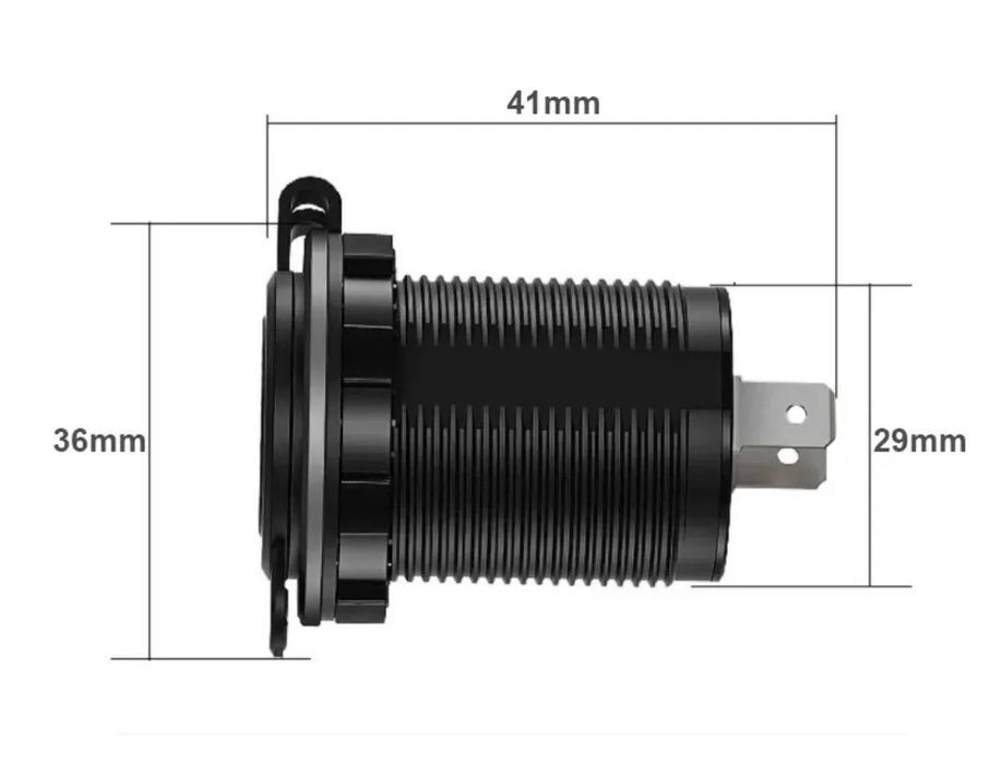 Adaptador portas USB Estanque Universal - 12v 2.1A