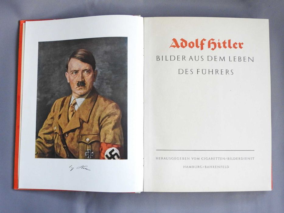 Adolf Hitler Адольф Гитлер Германия 1936 антикварный фотоальбом книга