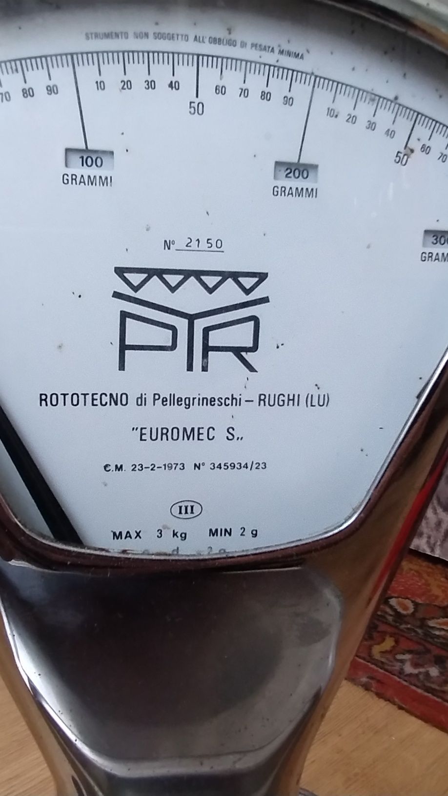 Ваги Rototecno вінтажні