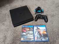 Playstation 4 slim 500gb + 2 gry