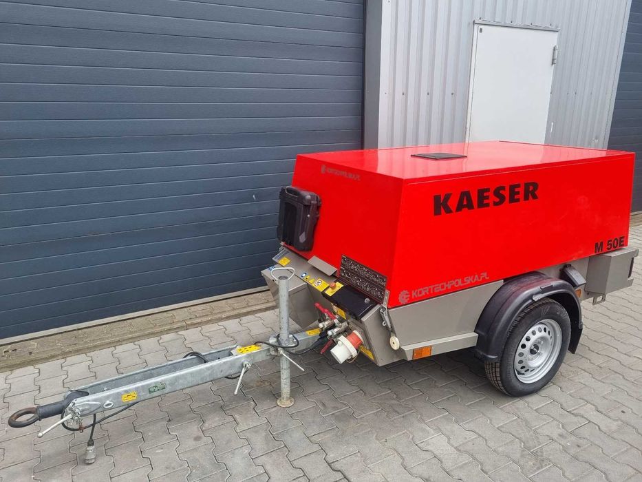 Kaeser M50E M46E 5m3/min 25kW elektryczny mobilny piaskowanie