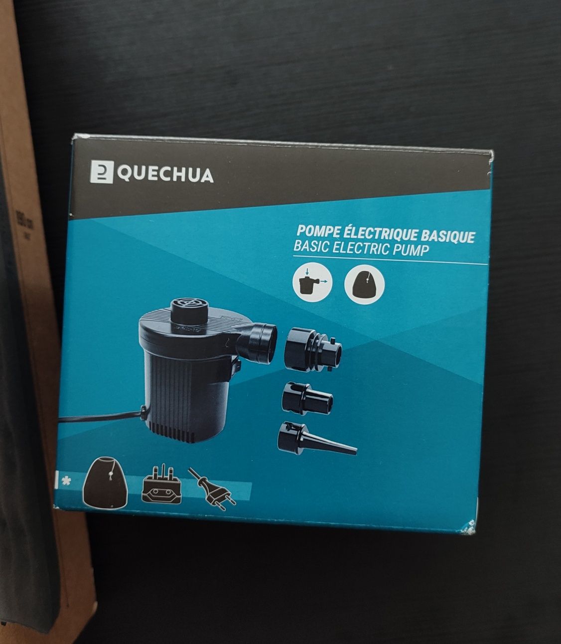 Colchão de ar e máquina de insuflar