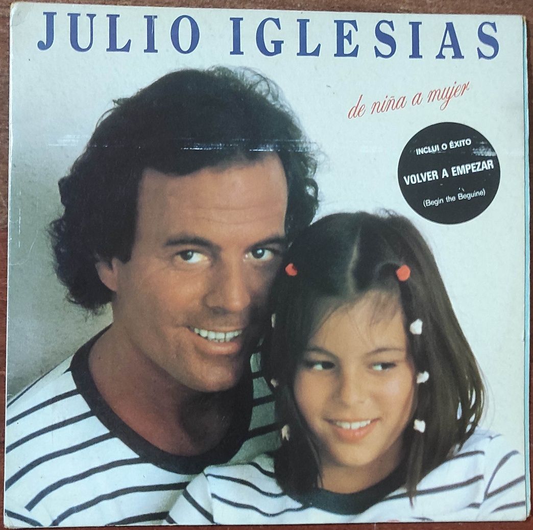 Disco vinil Júlio Iglesias - de Nina a mujer