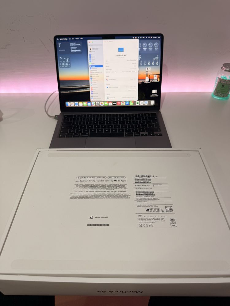 MacBook Air 13” M3 8GB 512GB Silver