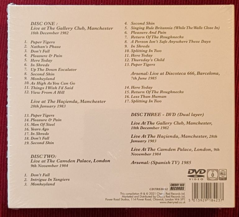 The Chameleons "Elevated Living" 2CDs+1DVD RARO