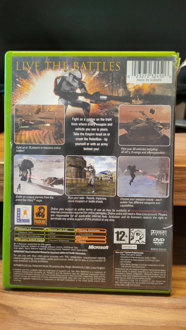 Gra Xbox Classic Star Wars Battlefront