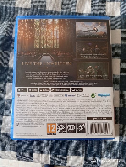 Howarts legacy ps5 pouco jogado