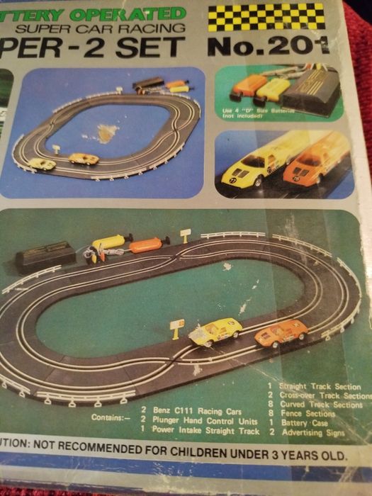 Slot race circuito de corrida alta velocidade 2 veículos