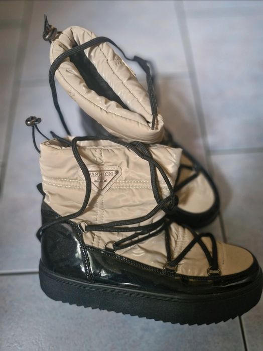 Buty Śniegowce białe