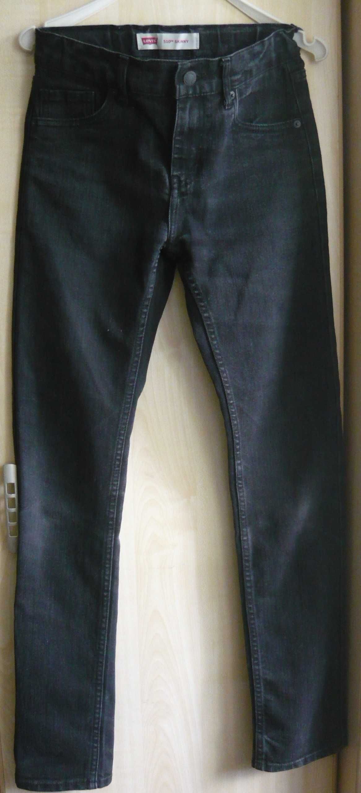 spodnie Levis 501 czarne 164 14A