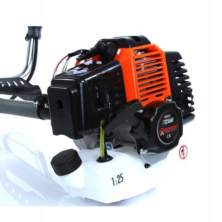 Kosa spalinowa Podkaszarka DEMON RQ580 5,2 KM Mocna Zestaw kosiarka