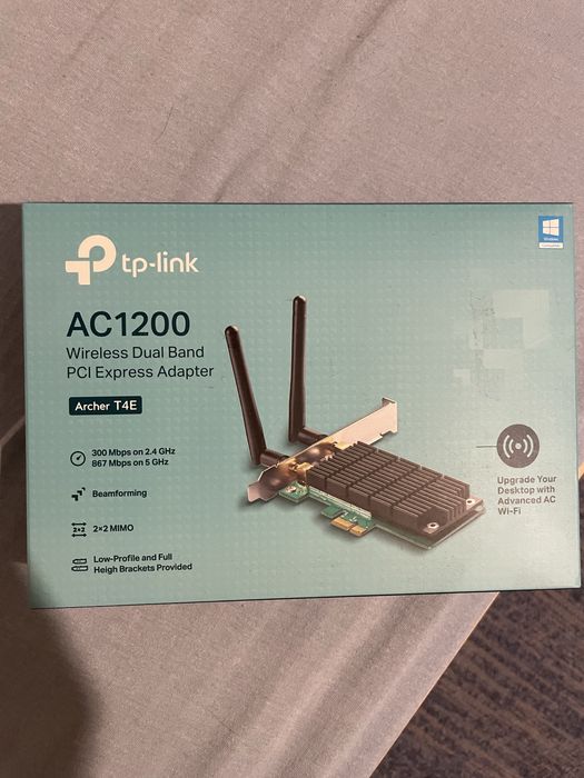 Placa de rede TP-Link Archer T4E AC1200 Wireless Dual Band PCI