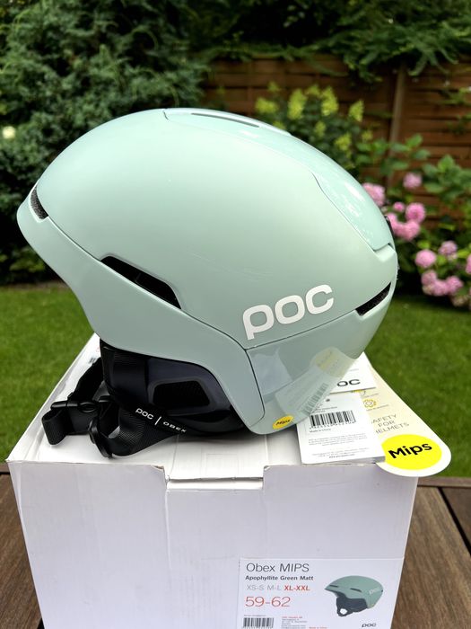 Kask narciarski POC Obex MIPS zielonobłękitny XL-XXL / 59-62cm