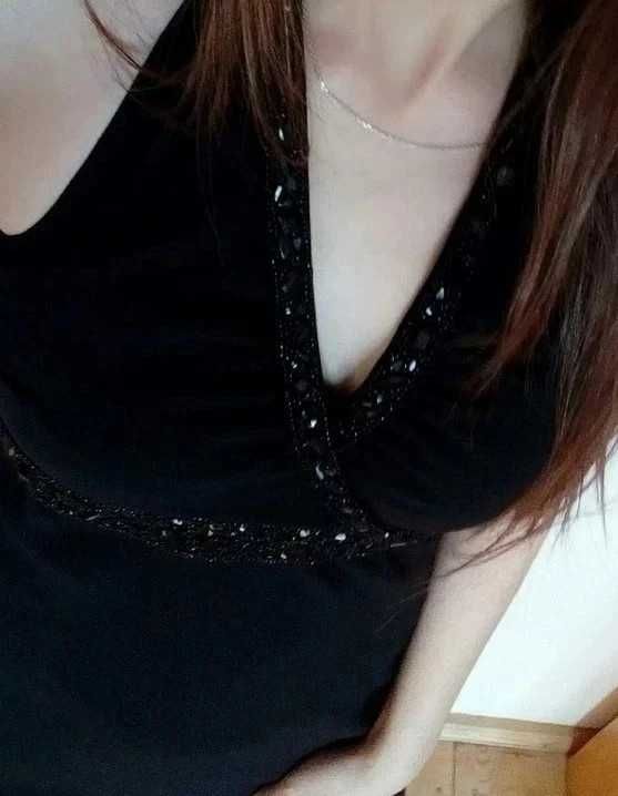 Czarna midi sukienka na lato z wiązaniem Vero Moda XS 34