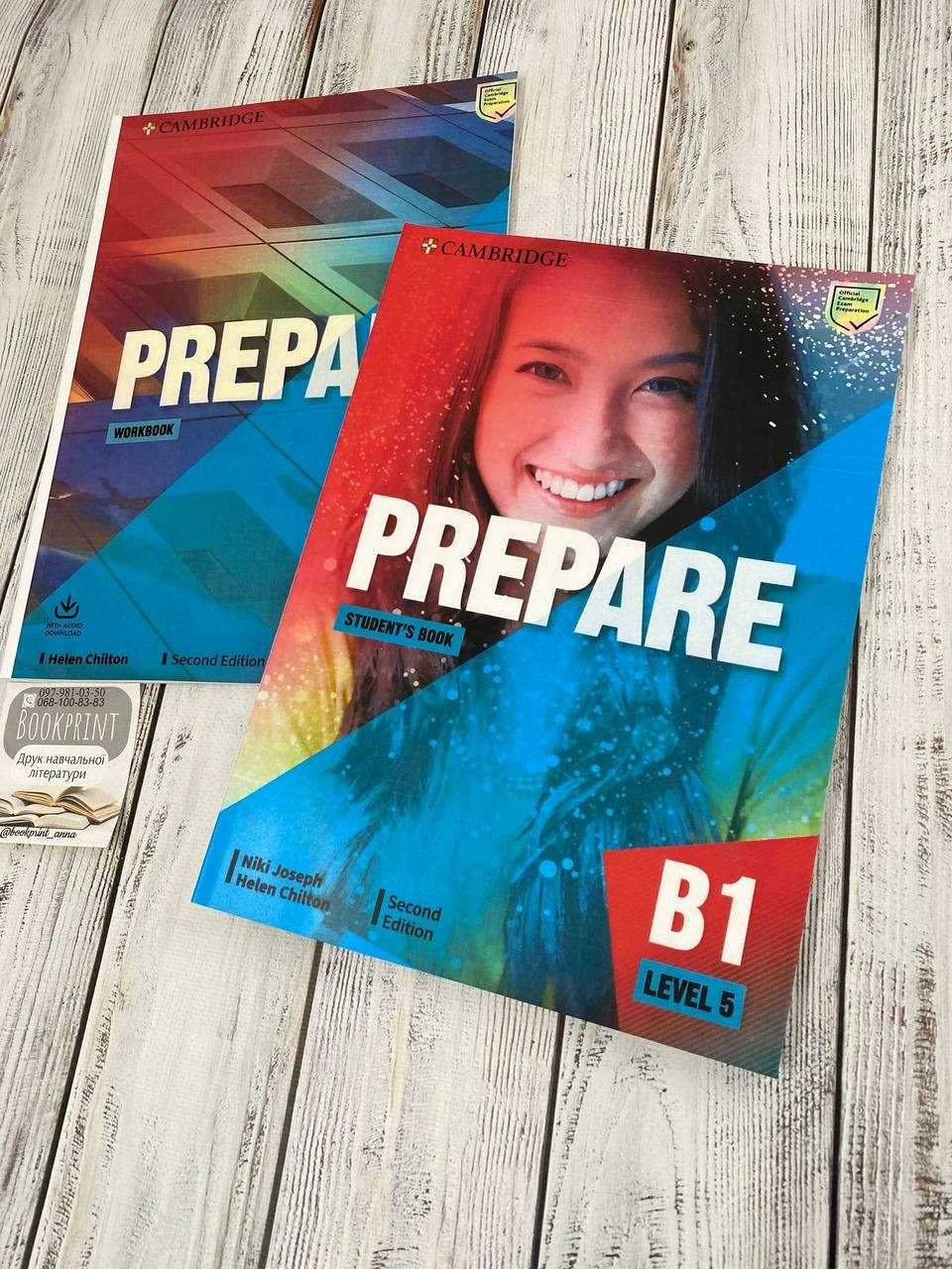 Prepare 2nd edition Levels 1,2,3,4,5,6,7 КНИГА+ЗОШИ