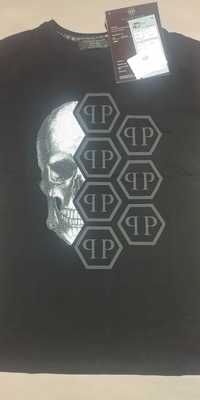 Philipp Plein  PP  tshirt męski  cekiny czaszka   XXL