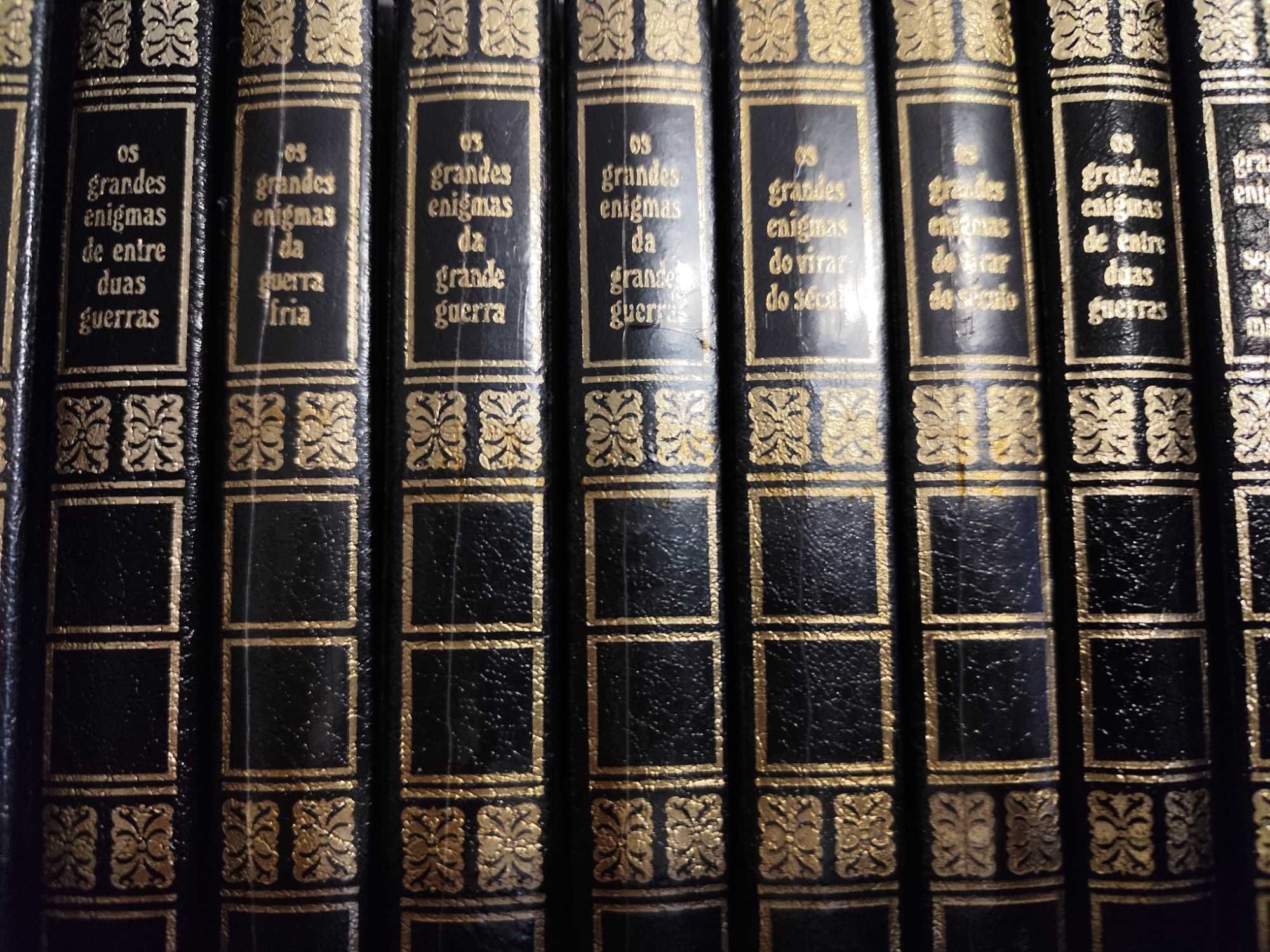 Colecção Os Grandes Enigmas Históricos, com encadernação luxuosa