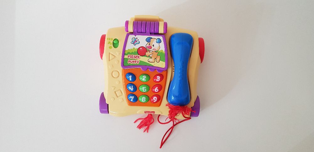 Interaktywny polsko- angielski telefon Fisher Price