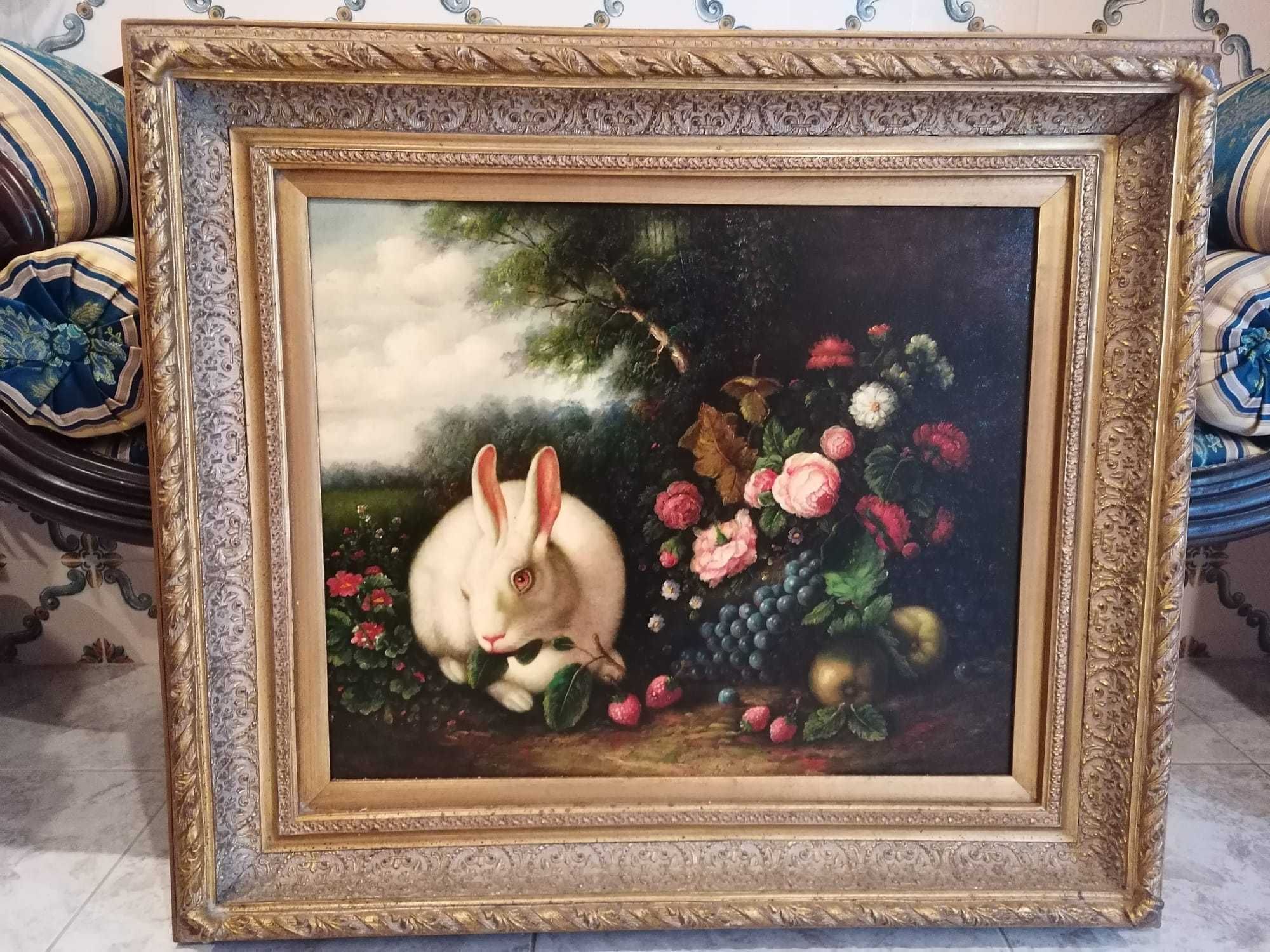 Quadro em óleo sobre tela - Origem USA