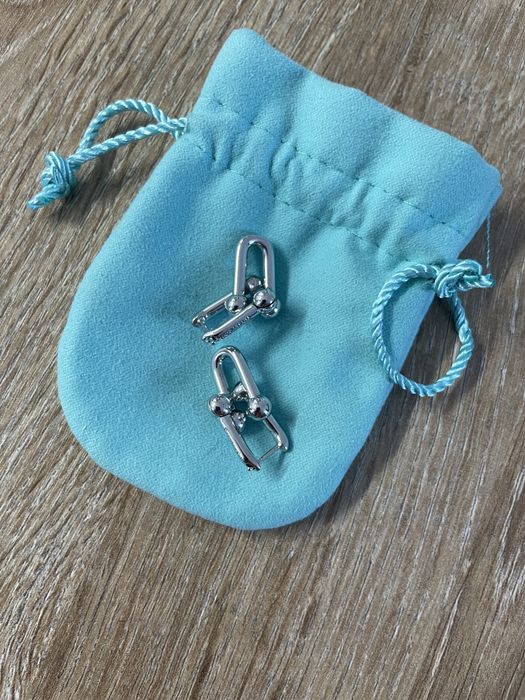 Сережки-звенья Tiffany&Сo HardWear люкс
