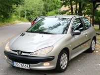 Peugeot 206 KRAJOWY/128 tys KM/2005rok/1,4pb /X Design