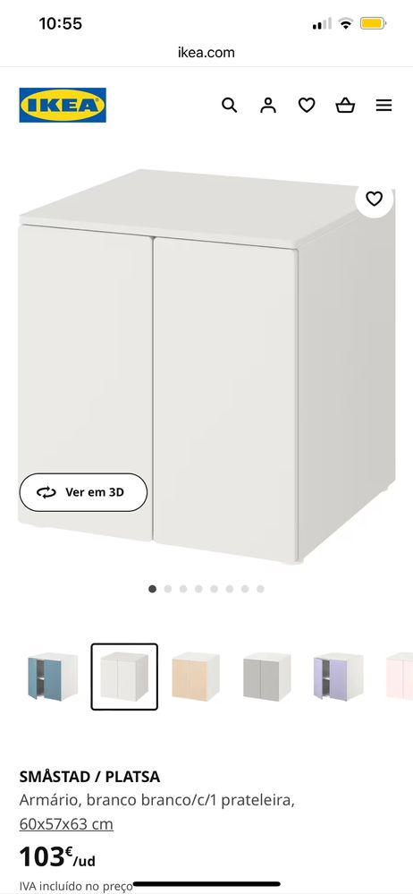 Movel branco Ikea