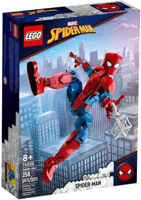 LEGO 76226 Marvel: Figurka Spider-Mana – Stwórz Legendę Superbohatera!