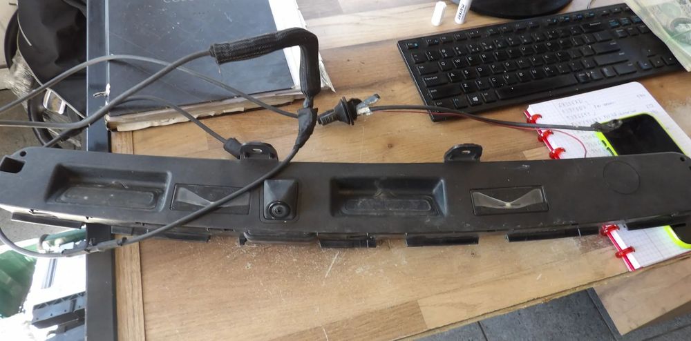 BMW - F01,F02,F07 - BLENDA BAGAŻNIKA - KAMERA COFANIA - OŚWIETLENIE - INSTALACJA - KOMPLET - 7223190