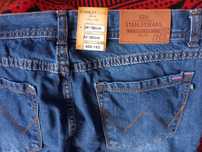 Spodnie jeansy męskie Stanley 400/143 96 cm + bluza + skarpety POLSKIE